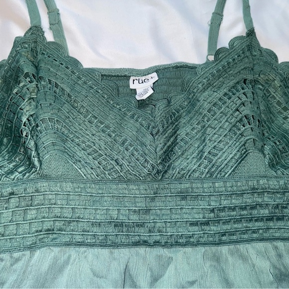 Rue 21 Teal Lace Camisole Size 2X - Picture 4 of 4